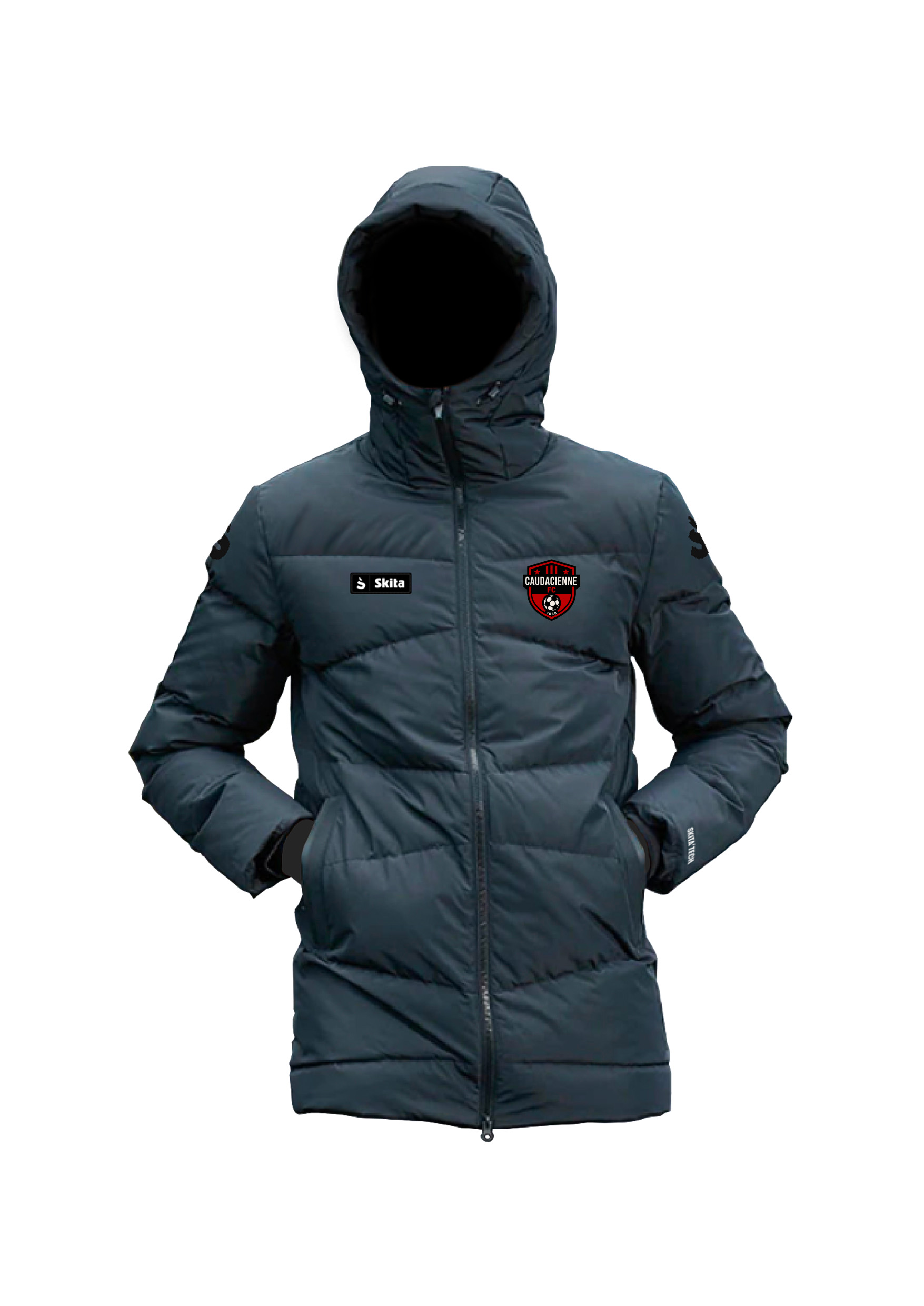Doudoune SKITA'TECH noir (CAUDACIENNE FC)
